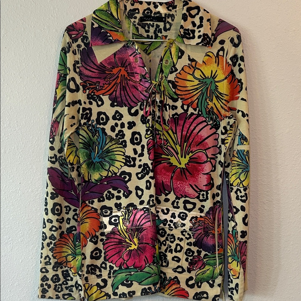 Mechant Multicolor Animal Print Top
